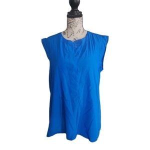 J. Crew Cap Sleeve Popover Blouse, Size 8